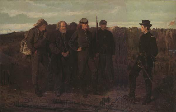 Winslow Homer Prisoners from the Front (mk44) Norge oil painting art